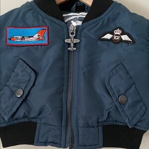 Kids Up and Away Royal Canadian Air Force junior flight Jacket. Size 12 months